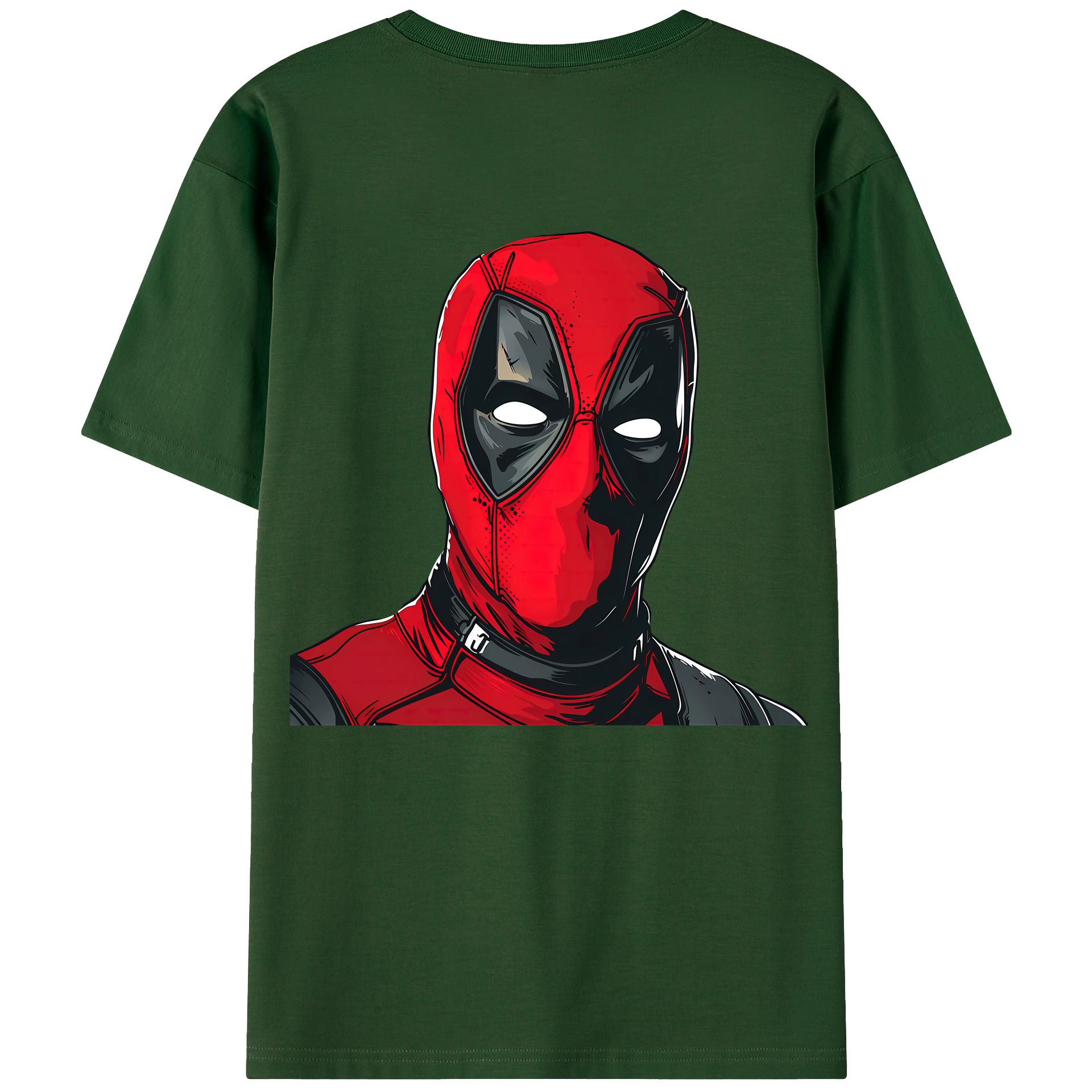（画像用） Deadpool デッドプール 綿100％半袖Tシャツ（背面プリント）